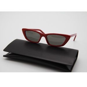 NEW SAINT LAURENT SL277 003 RED CAT EYE SL 277